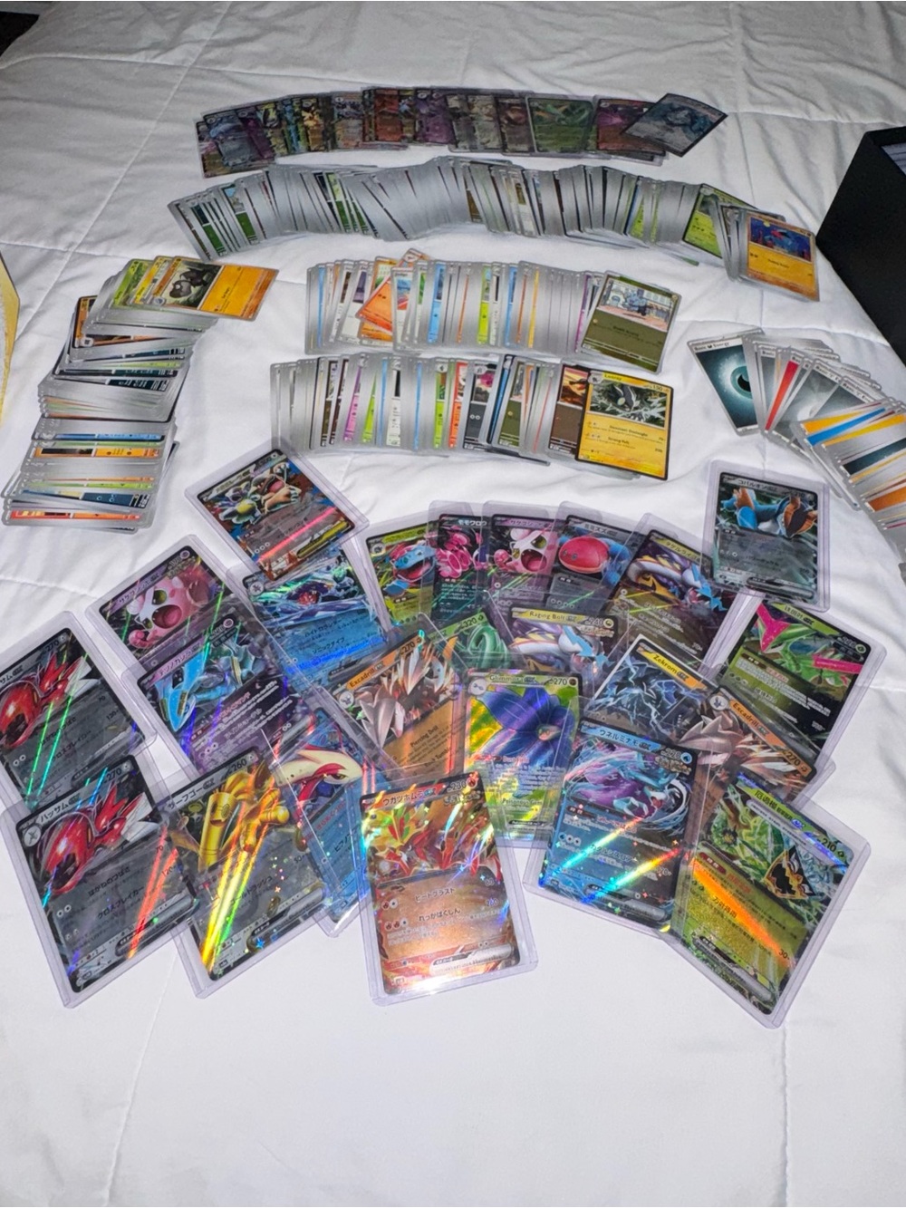 Pokémon TCG 100 Card Bulk Lot + 5 EX Cards Random Assortment